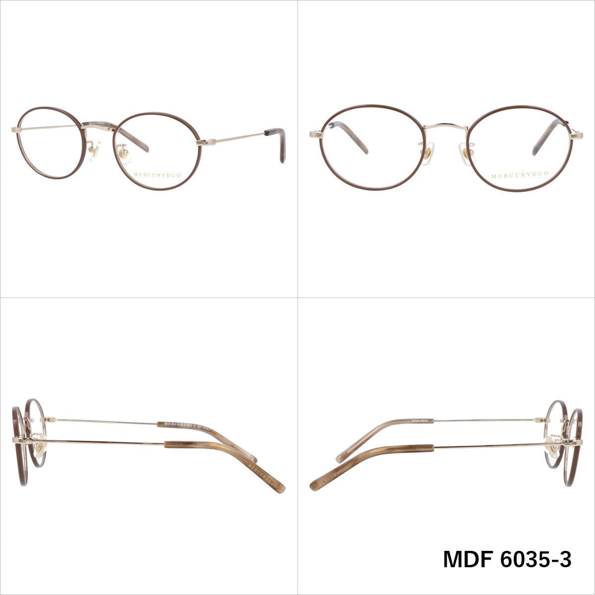 メガネ 眼鏡 度付き 度なし おしゃれ MERCURYDUO マーキュリーデュオ MDF6035 全4色 49サイズ ボストン型 レディース 女性 UVカット 紫外線 ブランド サングラス 伊達 ダテ｜老眼鏡・PCレンズ・カラーレンズ・遠近両用対応可能 ラッピング無料