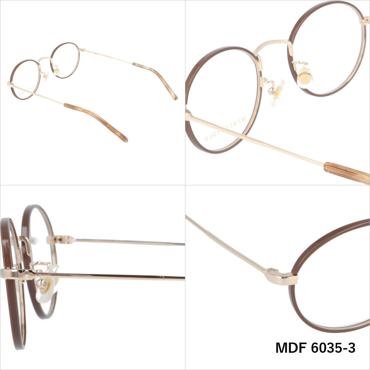 メガネ 眼鏡 度付き 度なし おしゃれ MERCURYDUO マーキュリーデュオ MDF6035 全4色 49サイズ ボストン型 レディース 女性 UVカット 紫外線 ブランド サングラス 伊達 ダテ｜老眼鏡・PCレンズ・カラーレンズ・遠近両用対応可能 ラッピング無料