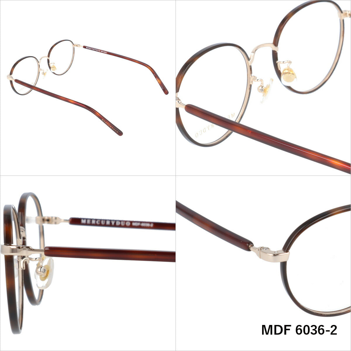 メガネ 眼鏡 度付き 度なし おしゃれ MERCURYDUO マーキュリーデュオ MDF6036 全4色 49サイズ ボストン型 レディース 女性 UVカット 紫外線 ブランド サングラス 伊達 ダテ｜老眼鏡・PCレンズ・カラーレンズ・遠近両用対応可能 ラッピング無料