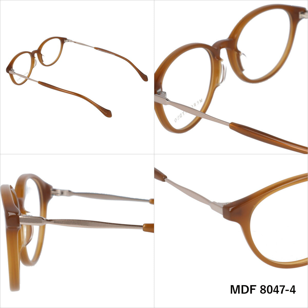 マーキュリーデュオ メガネフレーム 伊達メガネ アジアンフィット MERCURYDUO MDF8047 全4カラー 52サイズ オーバル レディース 女性