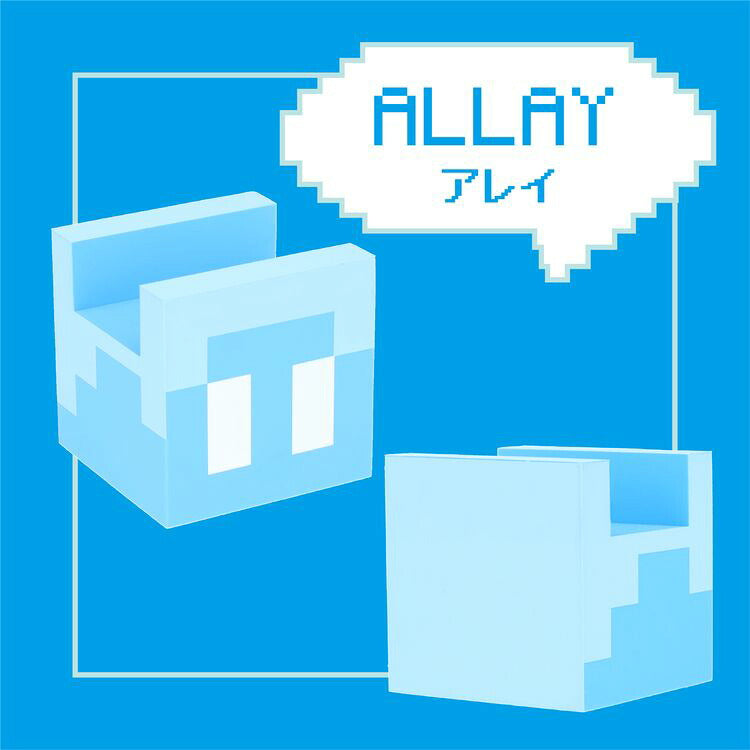 マインクラフト サングラススタンド メガネスタンド MC501-1ST 全3キャラクター Minecraft マイクラ ニワトリ（チキン）/アレイ/スライム 見せる収納 インテリア小物 置物 シリコン製