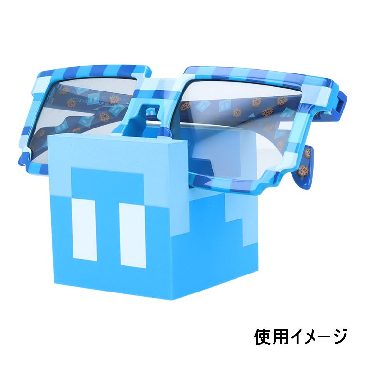 マインクラフト サングラススタンド メガネスタンド MC501-1ST 全3キャラクター Minecraft マイクラ ニワトリ（チキン）/アレイ/スライム 見せる収納 インテリア小物 置物 シリコン製