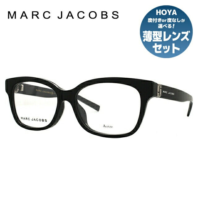 【国内正規品】マークジェイコブス MARC JACOBS メガネ フレーム 眼鏡 度付き 度なし 伊達 アジアンフィット MARC147F 807 52サイズ スクエア スクエア型 レディース 女性用 アイウェア UVカット 紫外線対策 UV対策 おしゃれ ギフト ラッピング無料