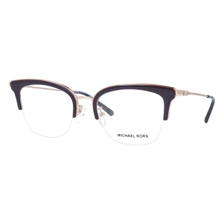【国内正規品】マイケルコース MICHAEL KORS メガネ フレーム 眼鏡 度付き 度なし 伊達 MK3029 1108 51サイズ ブロー型 レディース 女性用 UVカット 紫外線対策 UV対策 おしゃれ ギフト ラッピング無料