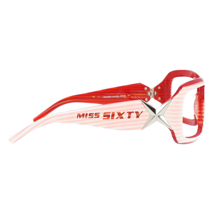 【訳あり・フレームのみ】 ミスシックスティー レギュラーフィット MISS SIXTY MX248S U41 62サイズ スクエア型 アウトレット品 ユニセックス メンズ レディース