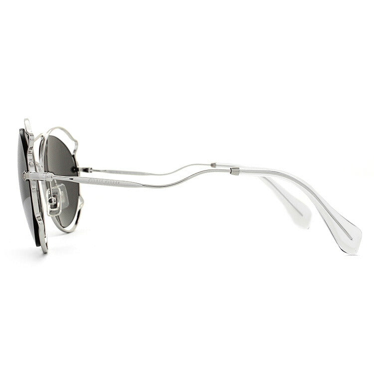 【訳あり】ミュウミュウ サングラス 【オーバル型】 ミラーレンズ miu miu MU50SS 1BC2B0 57サイズ ユニセックス レディース アウトドア ドライブ 人気 セレブ 紫外線対策 プレゼント メンズ 大きめサイズ ビッグシルエット