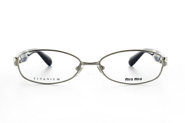 【国内正規品】メガネ 度付き 度なし 伊達メガネ 眼鏡 miumiu ミュウミュウ MU56IV ZVN1O1 53 ゴールド/ゴールドラメ オーバル型 レディース 女性用 UVカット 紫外線対策 UV対策 おしゃれ ギフト ラッピング無料
