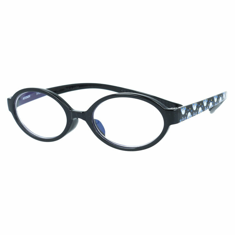 ムーミン 老眼鏡 アジアンフィット MOOMIN MOR 002 ムーミン 50サイズ 度数：+1.50〜+3.00 オーバル型 軽量 首掛け ムーミントロール オリジナルポーチ付き リーディンググラス シニア グラス ブルーライトカット PCメガネ ユニセックス メンズ レディース