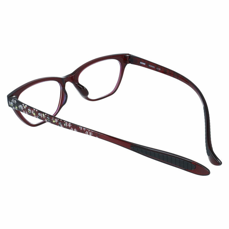 ムーミン 老眼鏡 アジアンフィット MOOMIN MOR 003 リトルミイ 54サイズ 度数：+1.50〜+3.00 スクエア型 軽量 首掛け オリジナルポーチ付き リーディンググラス シニア グラス ブルーライトカット PCメガネ ユニセックス メンズ レディース