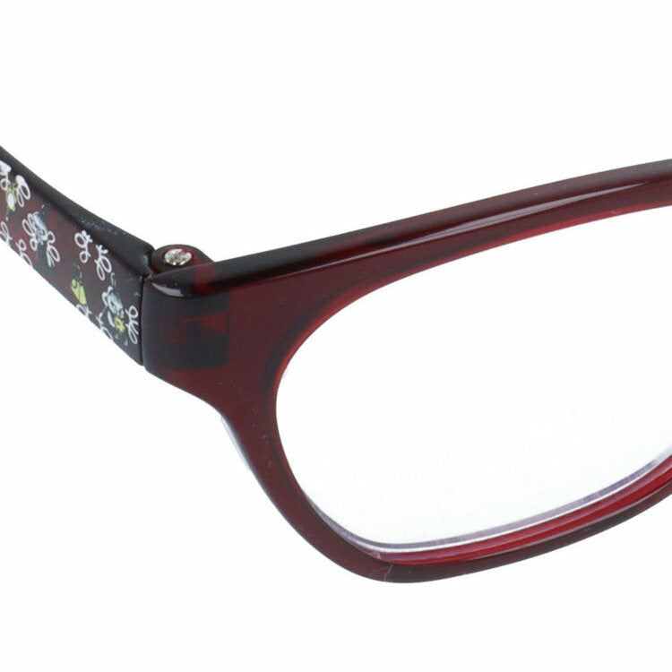 ムーミン 老眼鏡 アジアンフィット MOOMIN MOR 003 リトルミイ 54サイズ 度数：+1.50〜+3.00 スクエア型 軽量 首掛け オリジナルポーチ付き リーディンググラス シニア グラス ブルーライトカット PCメガネ ユニセックス メンズ レディース