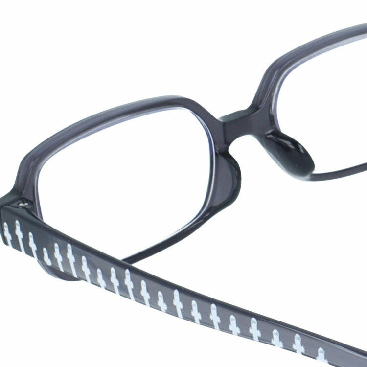 ムーミン 老眼鏡 アジアンフィット MOOMIN MOR 005 ニョロニョロ 54サイズ 度数：+1.50〜+3.00 スクエア型 軽量 首掛け オリジナルポーチ付き リーディンググラス シニア グラス ブルーライトカット PCメガネ ユニセックス メンズ レディース