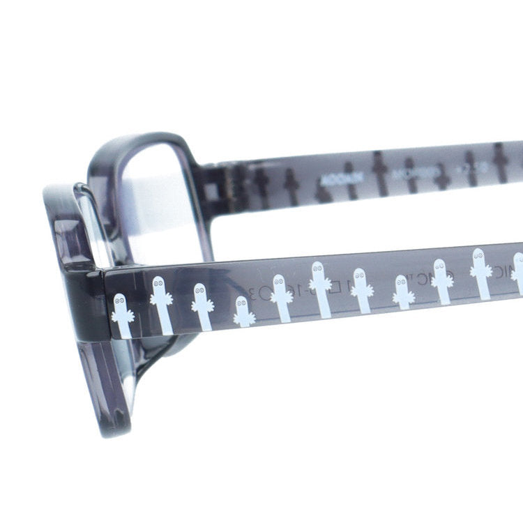 ムーミン 老眼鏡 アジアンフィット MOOMIN MOR 005 ニョロニョロ 54サイズ 度数：+1.50〜+3.00 スクエア型 軽量 首掛け オリジナルポーチ付き リーディンググラス シニア グラス ブルーライトカット PCメガネ ユニセックス メンズ レディース