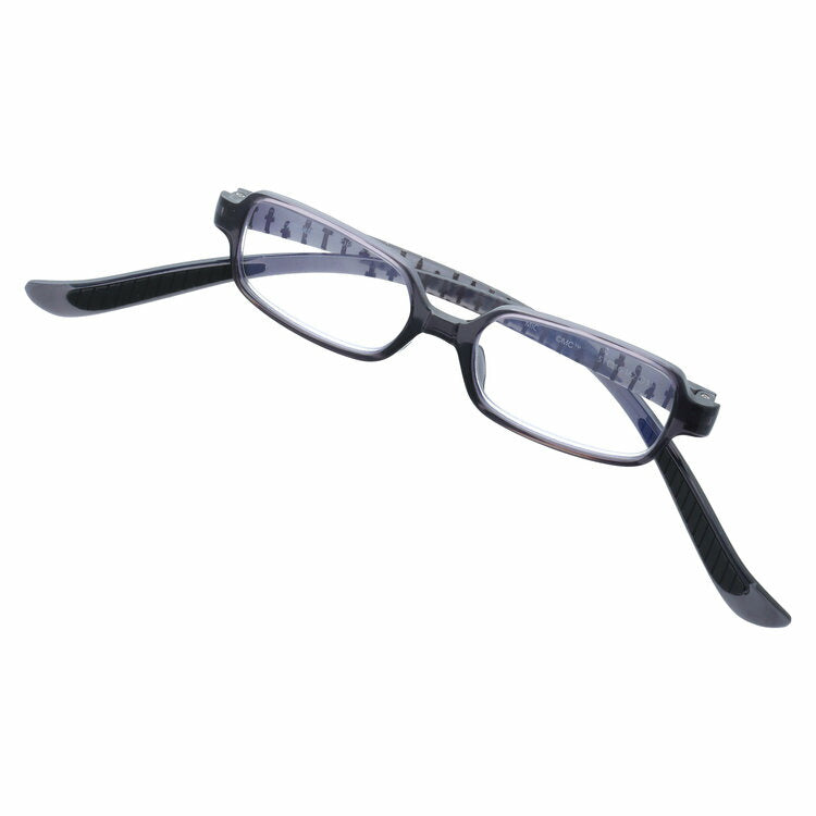 ムーミン 老眼鏡 アジアンフィット MOOMIN MOR 005 ニョロニョロ 54サイズ 度数：+1.50〜+3.00 スクエア型 軽量 首掛け オリジナルポーチ付き リーディンググラス シニア グラス ブルーライトカット PCメガネ ユニセックス メンズ レディース