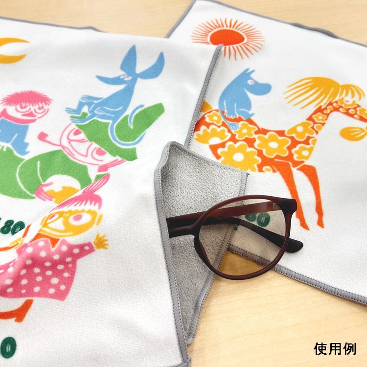 MOOMIN ラッピングクロス MOCR 102 全3種 ムーミントロール リトルミイ スナフキン メガネ ケース 眼鏡ケース 老眼鏡ケース サングラスケース ギフト トラベル 旅行 北欧