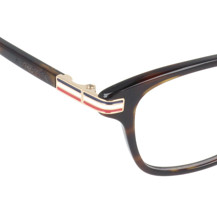 【選べるレンズ15色】モンクレール メガネフレーム 伊達メガネ アジアンフィット MONCLER ML5116-D 052 49サイズ スクエア型 ユニセックス メンズ レディース