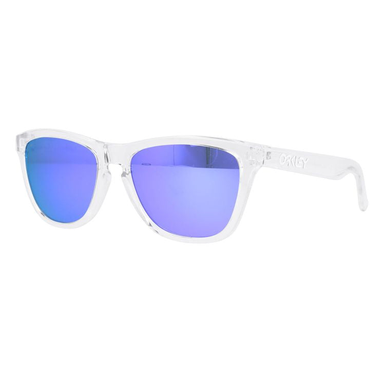 【訳あり・店頭展示品/外箱なし】オークリー サングラス フロッグスキン ミラーレンズ レギュラーフィット OAKLEY FROGSKINS 24-305 55サイズ ウェリントン ユニセックス メンズ レディース