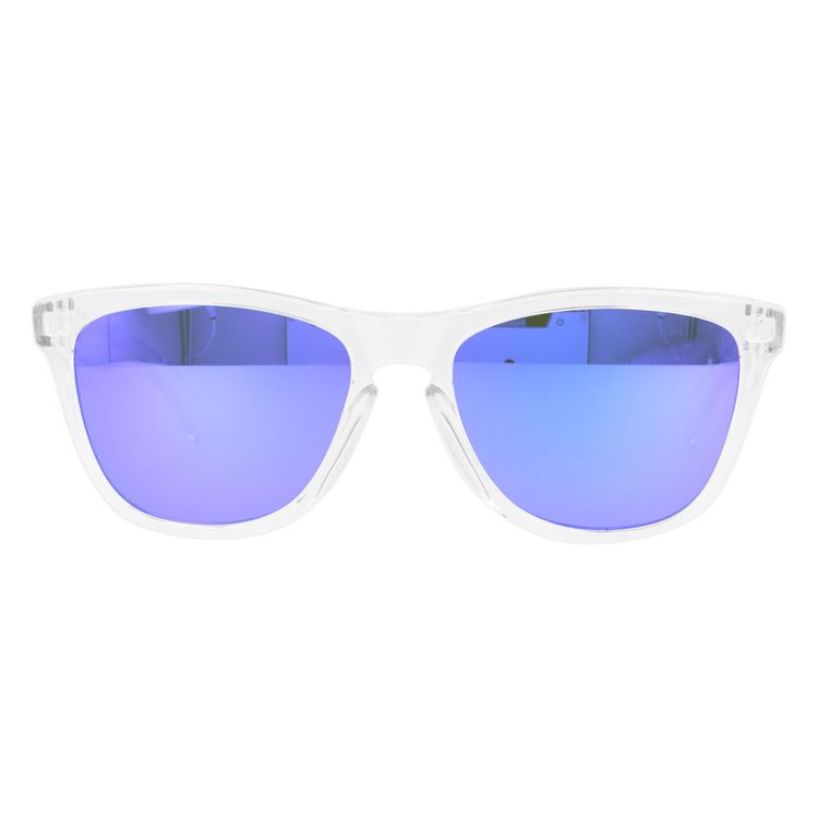 【訳あり・店頭展示品/外箱なし】オークリー サングラス フロッグスキン ミラーレンズ レギュラーフィット OAKLEY FROGSKINS 24-305 55サイズ ウェリントン ユニセックス メンズ レディース