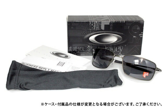 オークリー 偏光 サングラス OAKLEY スクエアワイヤー SQUARE WIRE レギュラーフィット OO4075-04 釣り ドライブ モデル ［ハイカーブレンズ対応/タウン］ ラッピング無料