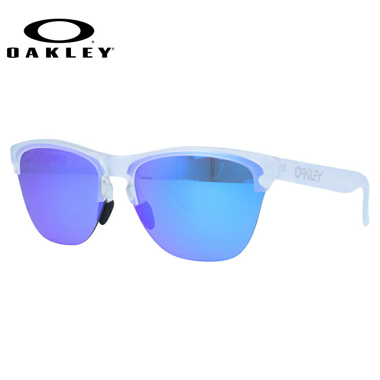 【訳あり】オークリー サングラス OAKLEY フロッグスキン ライト レギュラーフィット FROGSKINS LITE OO9374-0363 63サイズ ミラーレンズ ウェリントン型 メンズ レディース アイウェア UV 紫外線カット オークレー ［ハイカーブレンズ対応/タウン］【海外正規品】