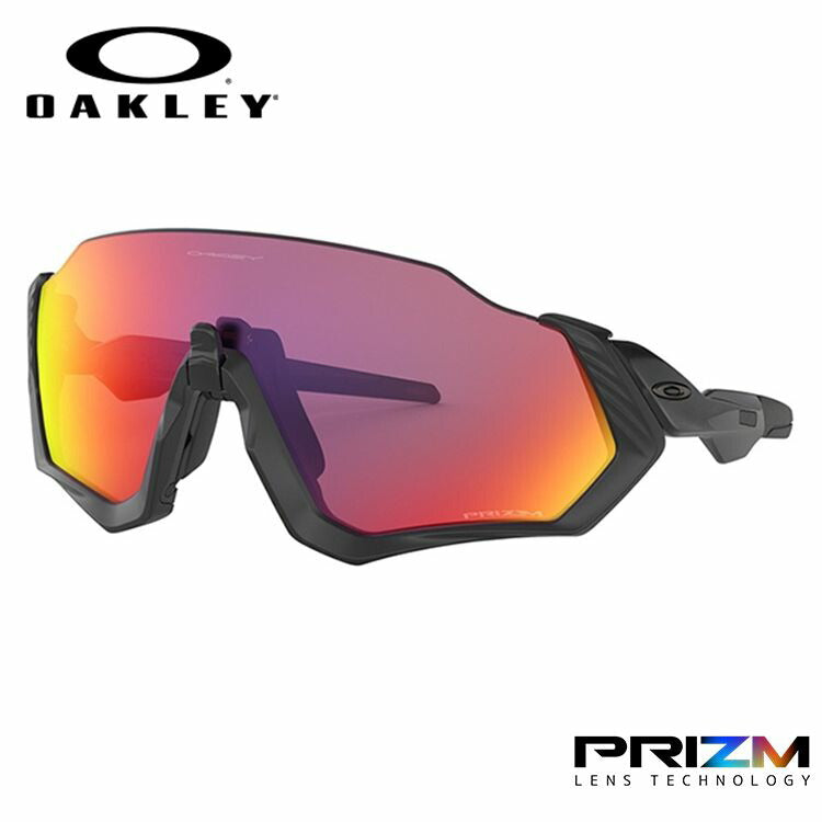 【訳あり】オークリー ロードバイク・マラソン向けサングラス フライトジャケット プリズムロード レギュラーフィット OAKLEY FLIGHT JACKET OO9401-0137 137サイズ スポーツ ラッピング無料