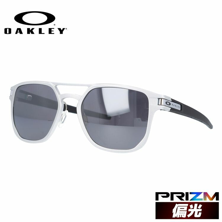 オークリー 偏光 サングラス ラッチアルファ プリズム OAKLEY LATCH ALPHA OO4128-0153 53サイズ ヘキサゴン（ダブルブリッジ） 釣り ドライブ メンズ レディース モデル ラッピング無料