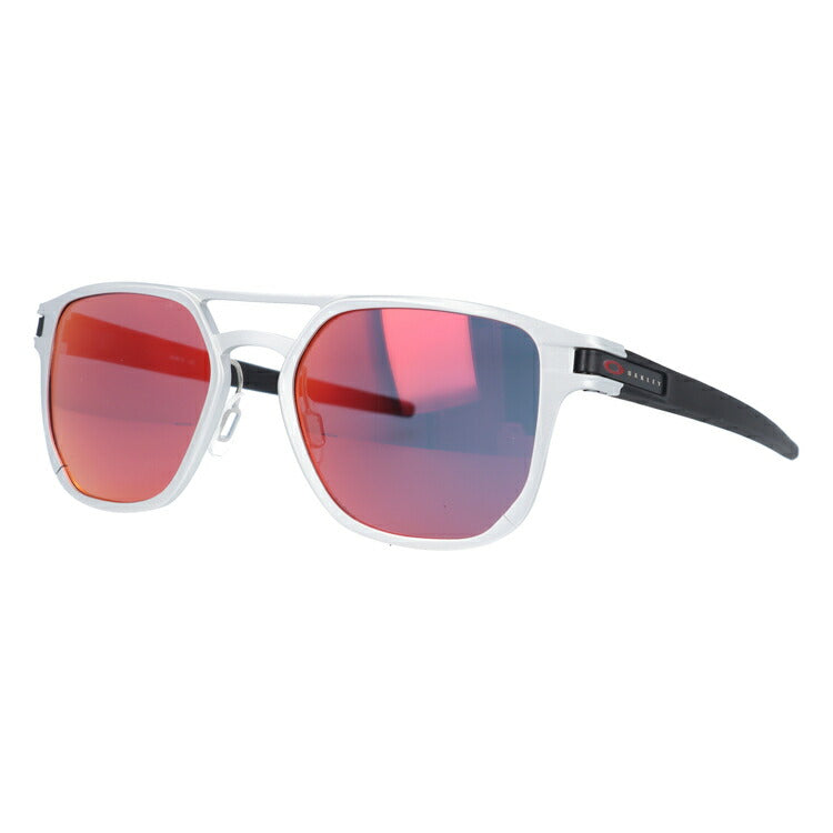 オークリー サングラス ラッチアルファ ミラーレンズ OAKLEY LATCH ALPHA OO4128-0253 53サイズ ヘキサゴン（ダブルブリッジ） メンズ レディース ラッピング無料