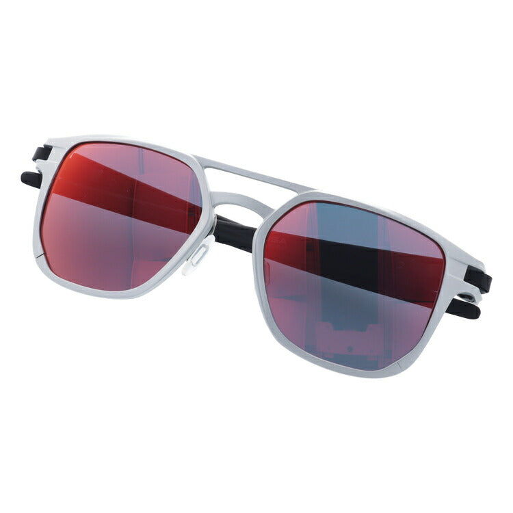 オークリー サングラス ラッチアルファ ミラーレンズ OAKLEY LATCH ALPHA OO4128-0253 53サイズ ヘキサゴン（ダブルブリッジ） メンズ レディース ラッピング無料
