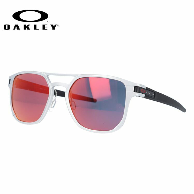 オークリー サングラス ラッチアルファ ミラーレンズ OAKLEY LATCH ALPHA OO4128-0253 53サイズ ヘキサゴン（ダブルブリッジ） メンズ レディース ラッピング無料