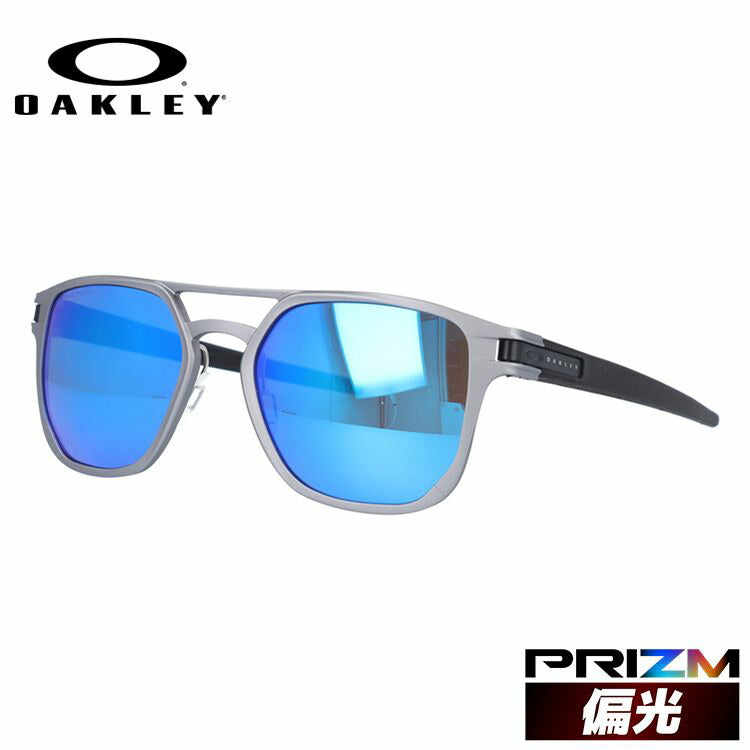 オークリー 偏光 サングラス ラッチアルファ プリズム OAKLEY LATCH ALPHA OO4128-0453 53サイズ ヘキサゴン（ダブルブリッジ） 釣り ドライブ メンズ レディース モデル ラッピング無料