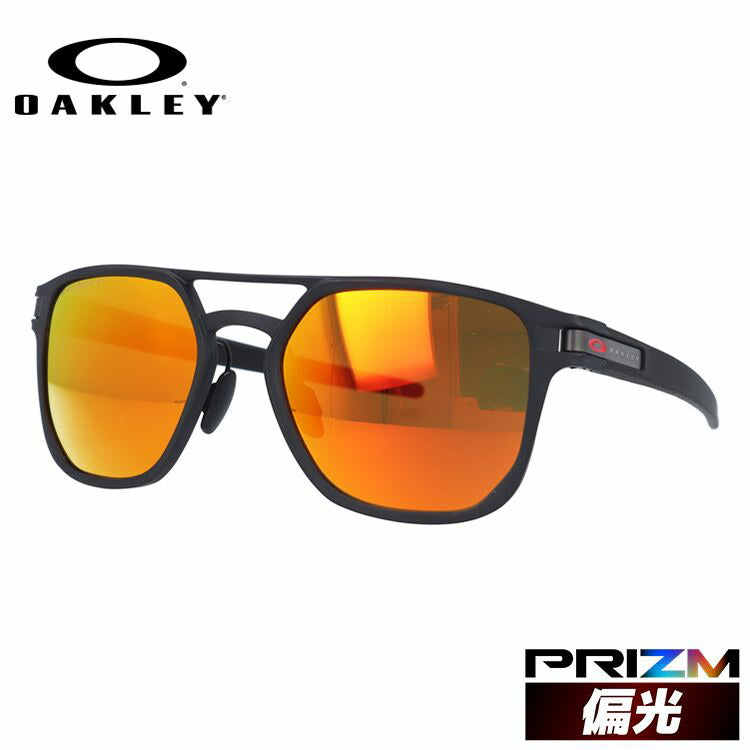 オークリー 偏光 サングラス ラッチアルファ プリズム OAKLEY LATCH ALPHA OO4128-0553 53サイズ ヘキサゴン（ダブルブリッジ） 釣り ドライブ メンズ レディース モデル ラッピング無料