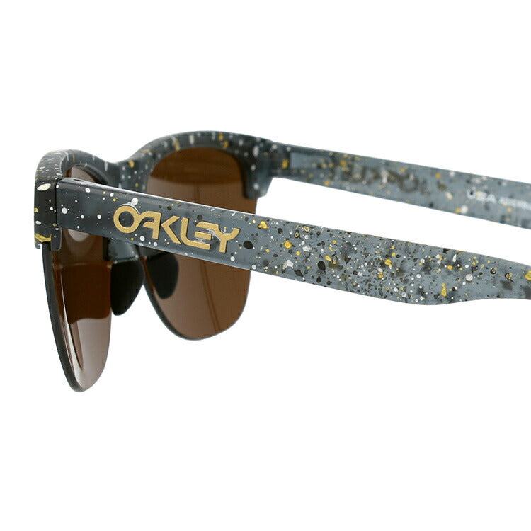 オークリー サングラス フロッグスキンライト ミラーレンズ レギュラーフィット OAKLEY FROGSKINS LITE OO9374-3063 63サイズ Metallic Splatter Collection ウェリントン型 メンズ レディース ［ハイカーブレンズ対応/タウン］