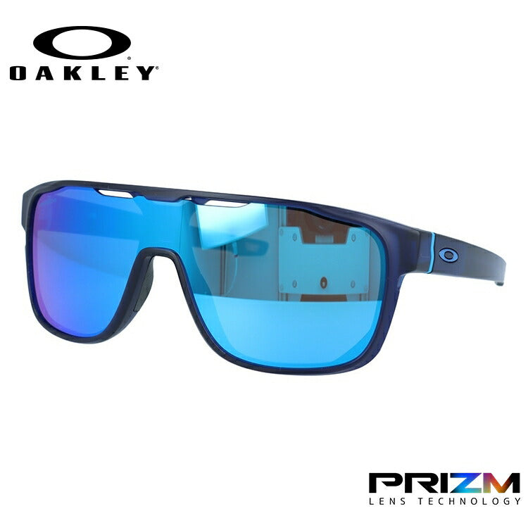 オークリー サングラス クロスレンジ シールド プリズム レギュラーフィット OAKLEY CROSSRANGE SHIELD OO9387-1431 131サイズ ウェリントン型 メンズ レディース ラッピング無料