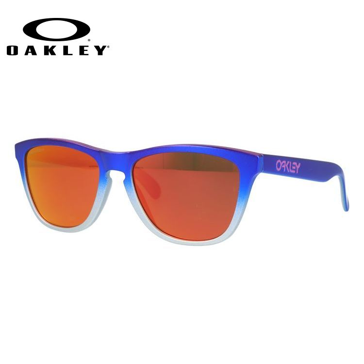 【訳あり・店頭展示品/外箱なし】オークリー サングラス フロッグスキン プリズム レギュラーフィット OAKLEY FROGSKINS OO9013-F155 55サイズ ウェリントン ユニセックス メンズ レディース