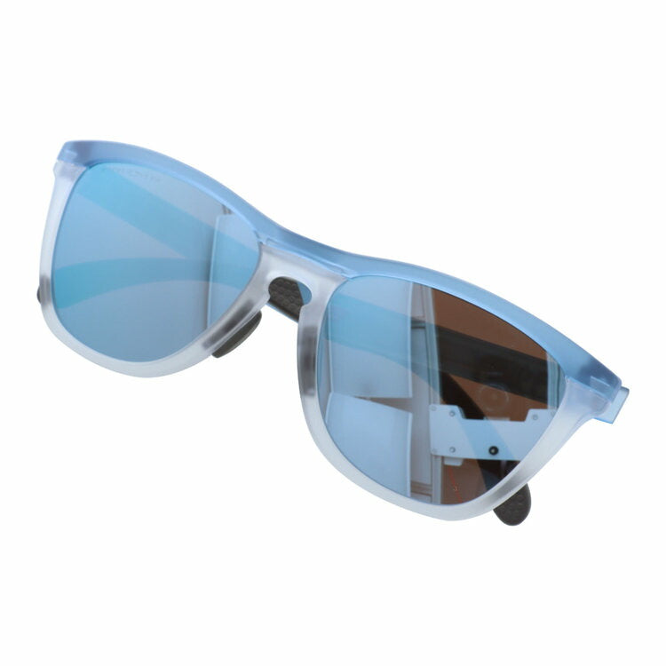 オークリー サングラス フロッグスキンレンジエー 偏光サングラス プリズム ミラーレンズ レギュラーフィット OAKLEY FROGSKINS RANGE A OO9284A-09 55サイズ ウェリントン型 ポラライズド ハイブリッジフィット ユニセックス メンズ レディース