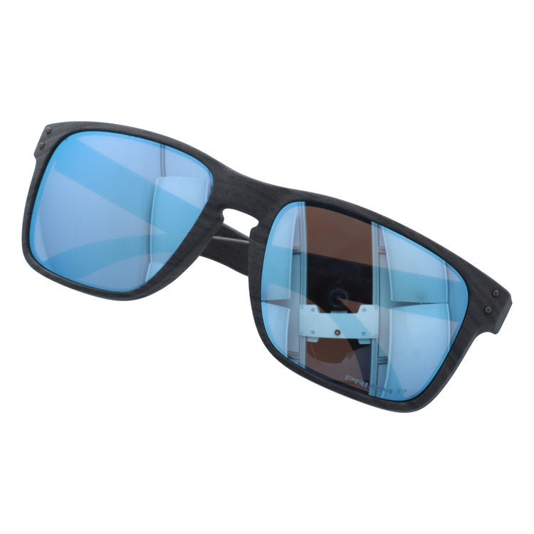 オークリー サングラス ホルブルック XL 偏光 プリズム ミラーレンズ レギュラーフィット OAKLEY HOLBROOK XL OO9417-19 59サイズ Woodgrain Collection ウッドグレインコレクション スクエア型 ポラライズド ユニセックス メンズ レディース ハイブリッジ