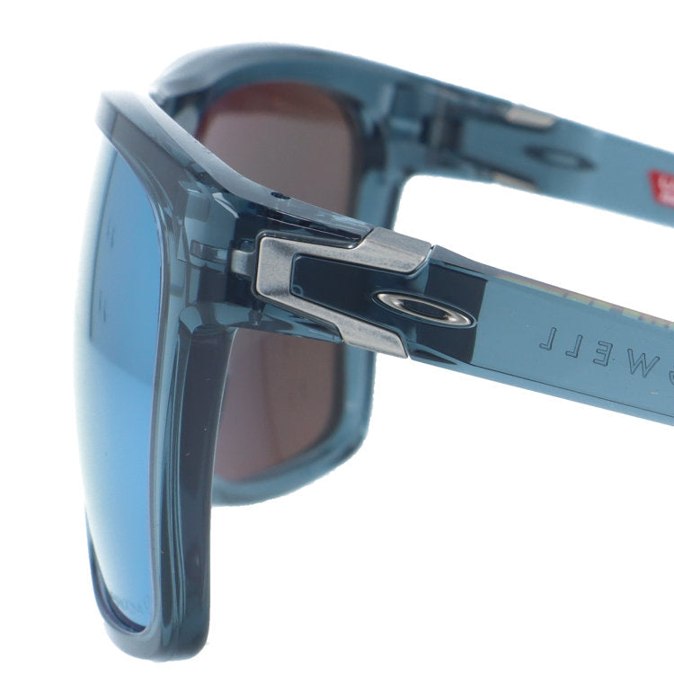 オークリー サングラス レフィングウェル 偏光サングラス プリズム ミラーレンズ レギュラーフィット OAKLEY LEFFINGWELL OO9100-05 57サイズ ウェリントン型 PRIZM 乱反射をカットしクリアな視界へ ハイブリッジフィット ユニセックス メンズ レディース