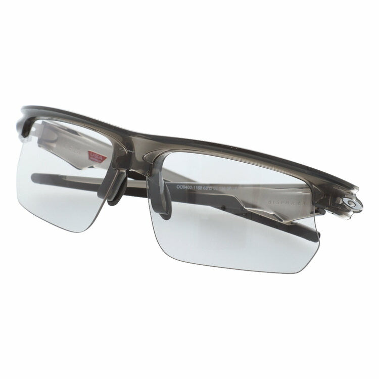 オークリー サングラス バイスフィエラ 調光サングラス レギュラーフィット OAKLEY BISPHAERA OO9400-11 68サイズ スポーツ型 交換用パーツ 交換用ノーズパッド付 紫外線で色が変わる フォトクロミック ハイリッジフィット ユニセックス メンズ レディース