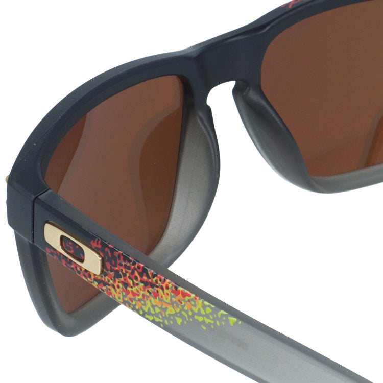 オークリー サングラス ホルブルック 偏光 プリズム ミラーレンズ ハイブリッジフィット OAKLEY HOLBROOK OO9102-AH55 57サイズ Troy Lee Designs トロイリーデザインズ スクエア型 レギュラーフィット 乱反射をカット ユニセックス メンズ レディース