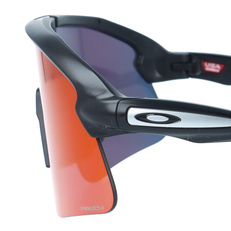 オークリー サングラス スタントデビル プリズム ミラーレンズ ハイブリッジフィット（レギュラーフィット） OAKLEY STUNT DEVIL OO9517-0239 139サイズ レクタングル型 ハイパーグリップ バランスドウエイト 交換用ノーズパッド付 メンズ レディース