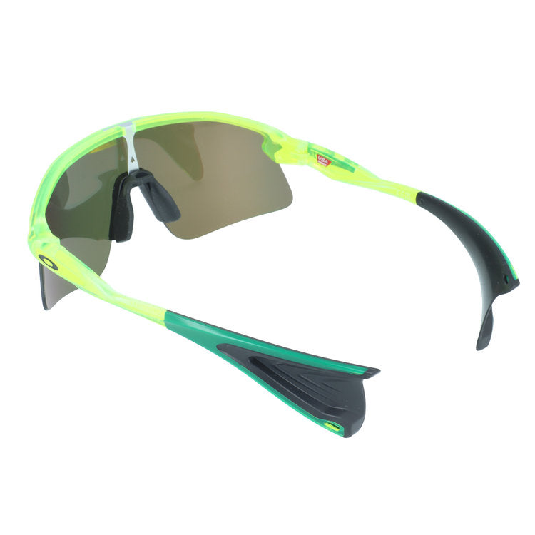 オークリー サングラス スタントデビル プリズム ミラーレンズ ハイブリッジフィット（レギュラーフィット） OAKLEY STUNT DEVIL OO9517-0339 139サイズ レクタングル型 ハイパーグリップ バランスドウエイト 交換用ノーズパッド付 メンズ レディース