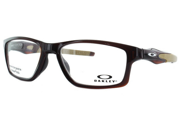 オークリー 眼鏡 フレーム OAKLEY メガネ CROSSLINK MNP クロスリンクMNP OX8090-0455 55 TrueBridge（4種ノーズパッド付） スクエア型 スポーツ メンズ レディース 度付き 度なし 伊達 ダテ めがね 老眼鏡 サングラス ラッピング無料