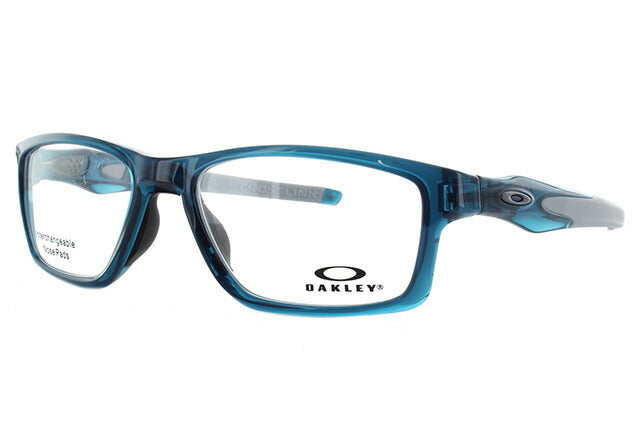 オークリー 眼鏡 フレーム OAKLEY メガネ CROSSLINK MNP クロスリンクMNP OX8090-0555 55 TrueBridge（4種ノーズパッド付） スクエア型 スポーツ メンズ レディース 度付き 度なし 伊達 ダテ めがね 老眼鏡 サングラス ラッピング無料