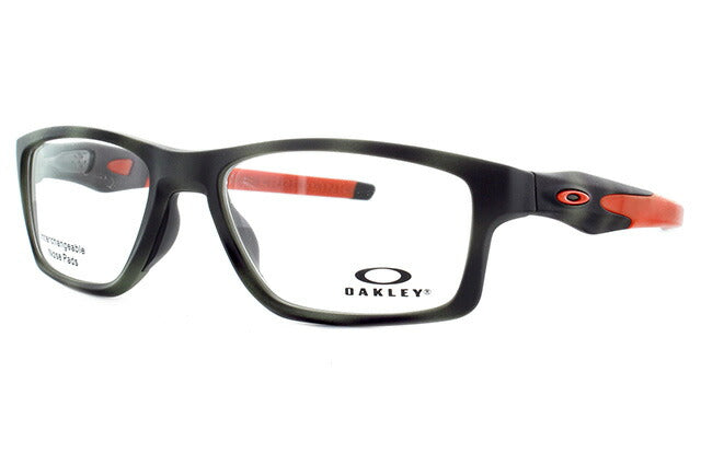 オークリー 眼鏡 フレーム OAKLEY メガネ CROSSLINK MNP クロスリンクMNP OX8090-0755 55 TrueBridge（4種ノーズパッド付） スクエア型 スポーツ メンズ レディース 度付き 度なし 伊達 ダテ めがね 老眼鏡 サングラス ラッピング無料