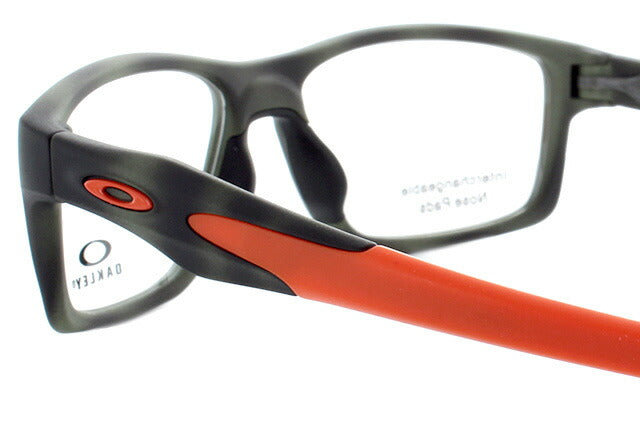 オークリー 眼鏡 フレーム OAKLEY メガネ CROSSLINK MNP クロスリンクMNP OX8090-0755 55 TrueBridge（4種ノーズパッド付） スクエア型 スポーツ メンズ レディース 度付き 度なし 伊達 ダテ めがね 老眼鏡 サングラス ラッピング無料