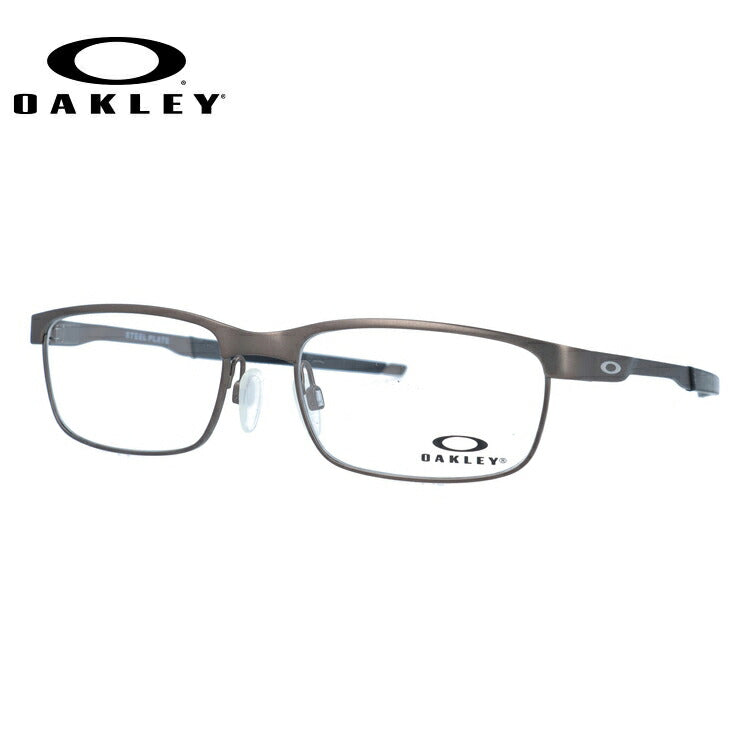 オークリー 眼鏡 フレーム OAKLEY メガネ STEEL PLATE スチールプレート OX3222-0254 54 レギュラーフィット（調整可能ノーズパッド） スクエア型 メンズ レディース 度付き 度なし 伊達 ダテ めがね 老眼鏡 サングラス ラッピング無料