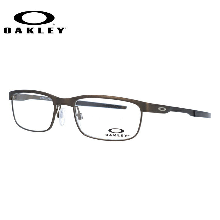 オークリー 眼鏡 フレーム OAKLEY メガネ STEEL PLATE スチールプレート OX3222-0452 52 レギュラーフィット（調整可能ノーズパッド） スクエア型 メンズ レディース 度付き 度なし 伊達 ダテ めがね 老眼鏡 サングラス ラッピング無料