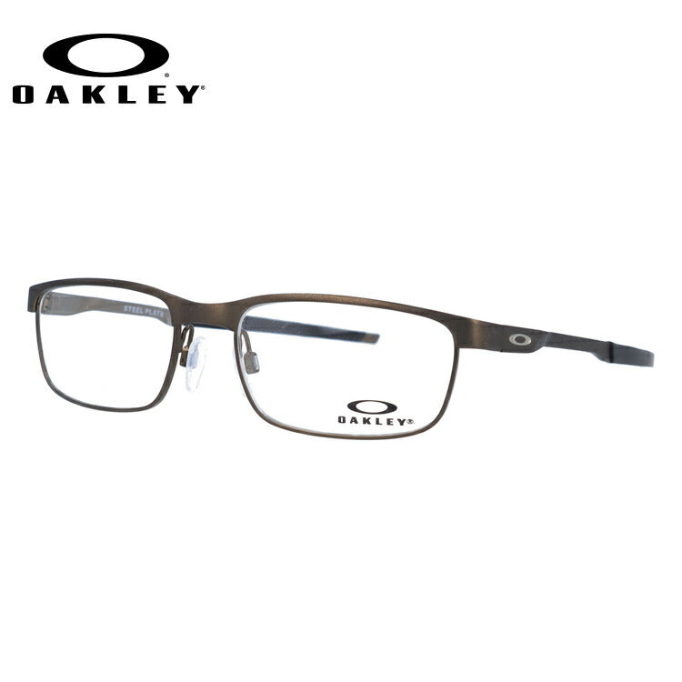 オークリー 眼鏡 フレーム OAKLEY メガネ STEEL PLATE スチールプレート OX3222-0454 54 レギュラーフィット（調整可能ノーズパッド） スクエア型 メンズ レディース 度付き 度なし 伊達 ダテ めがね 老眼鏡 サングラス ラッピング無料
