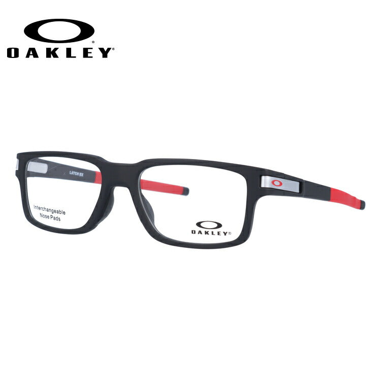 オークリー 眼鏡 フレーム OAKLEY メガネ LATCH EX ラッチEX OX8115-0452 52 TrueBridge（4種ノーズパッド付） スクエア型 スポーツ メンズ レディース 度付き 度なし 伊達 ダテ めがね 老眼鏡 サングラス ラッピング無料