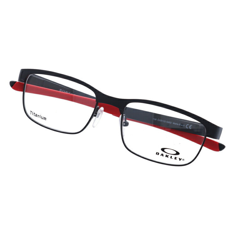 オークリー 眼鏡 フレーム OAKLEY メガネ SURFACE PLATE サーフェスプレート OX5132-0452 52 レギュラーフィット（調整可能ノーズパッド） ブロー型 メンズ レディース 度付き 度なし 伊達 ダテ めがね 老眼鏡 サングラス ラッピング無料