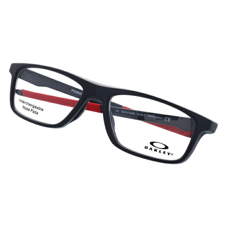 オークリー 眼鏡 フレーム OAKLEY メガネ POMMEL ポメル OX8127-0455 55 TrueBridge（4種ノーズパッド付） ウェリントン型 スポーツ メンズ レディース 度付き 度なし 伊達 ダテ めがね 老眼鏡 サングラス ラッピング無料